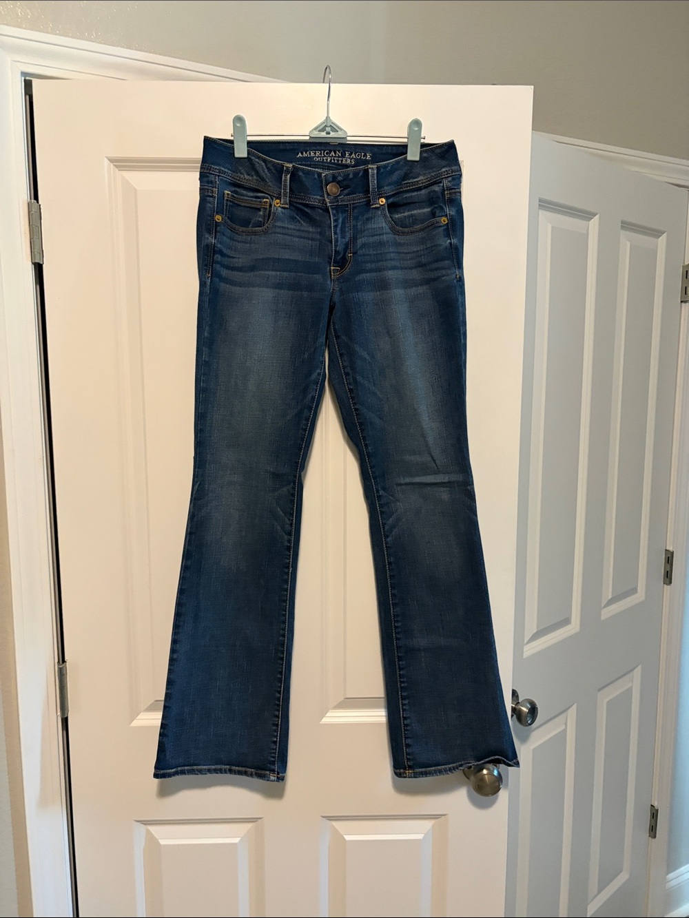 American Eagle Outfitters Dark Blue Flared Jeans